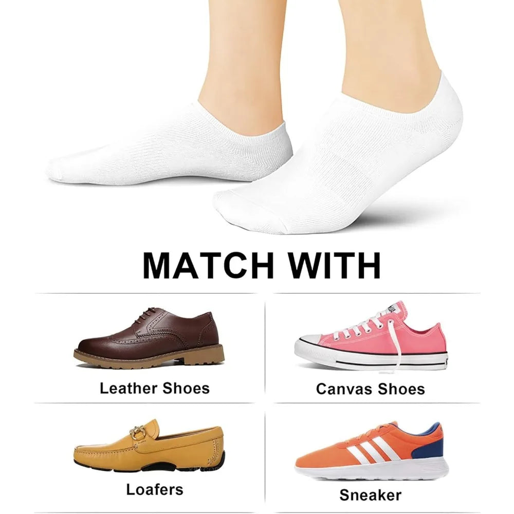 Socks Women Low Socks Non Slip Flat Boat Line 8 Pairs