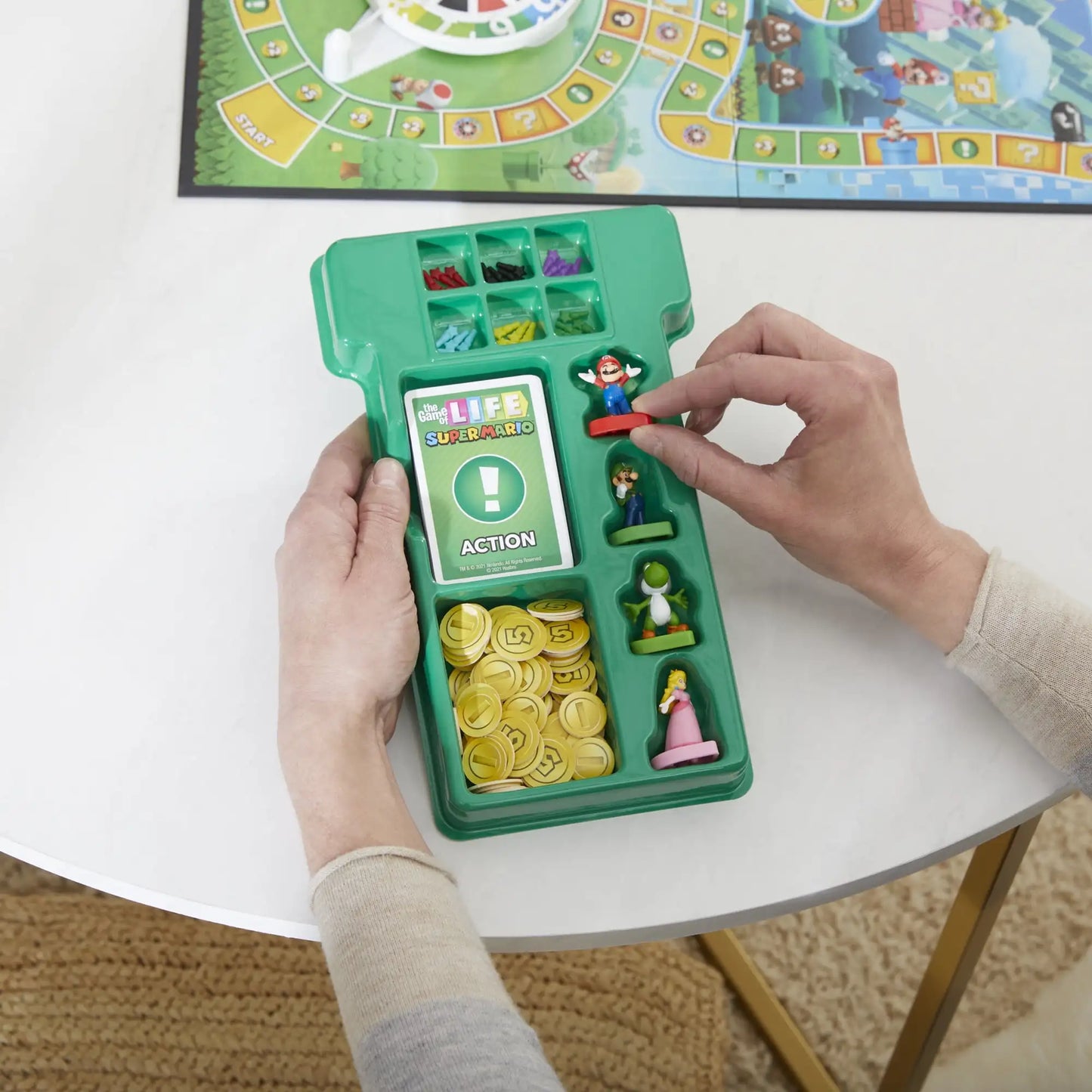 Super Mario Edition Board Game, Kids Ages 8+, Play Minigames, Collect Stars