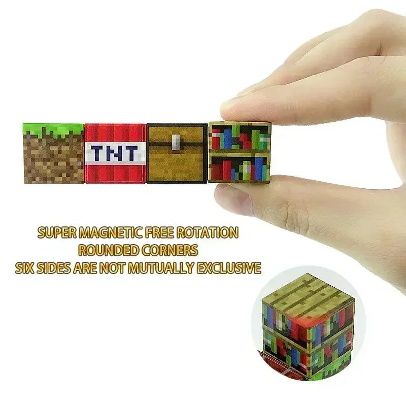 200P Upgrades Magnetic Building Blocks World Cube Magnets World Kids 3 + DIY model kids dry the best Montessori sensory toy gift