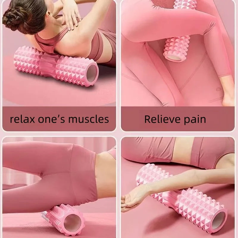 Solid Foam Roller Yoga Mat Muscle Fascia Relaxation Massage Stick for Fitness And Stretching
