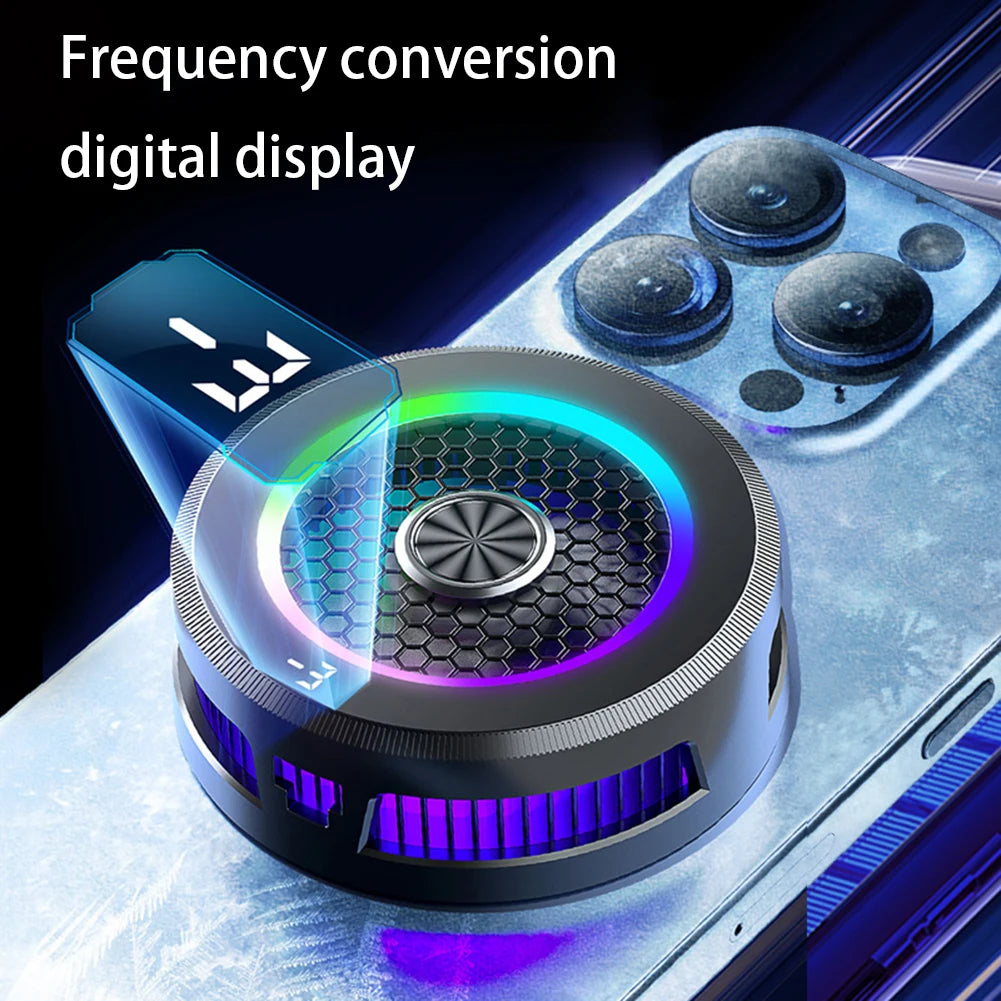 Magnetic & Back-clip Phone Cooler Semiconductor Refrigeration Cooling Mobile Phone Radiator Low Noise for iPad iPhone Android