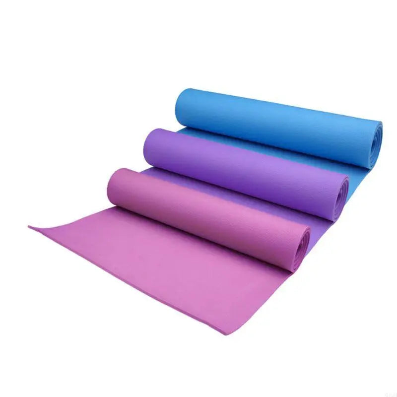 Q1QD Durable 4mm Thickness Yoga Mat Non-slip Exercise Pad for Health Lose Weight Fitn