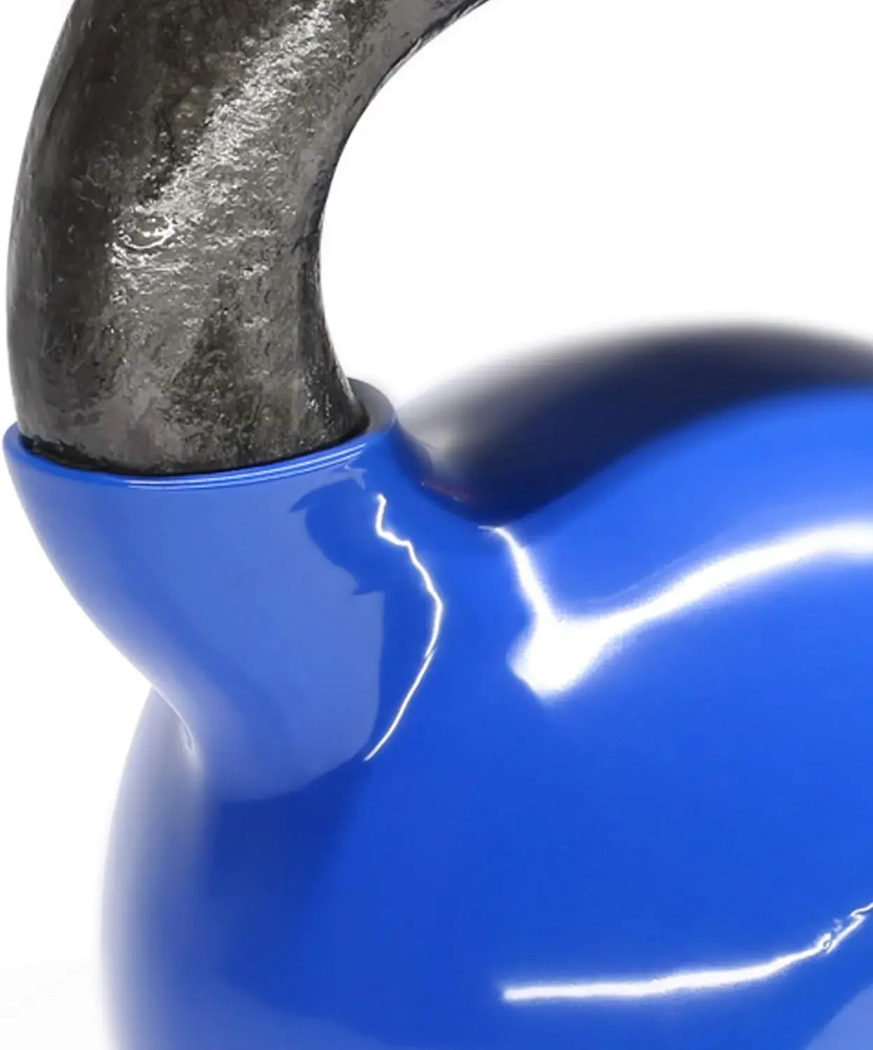Blue Kettlebell Set, Vinyl Coated Weights Combo for Full Body Workout Equipment Push up, Strength Training