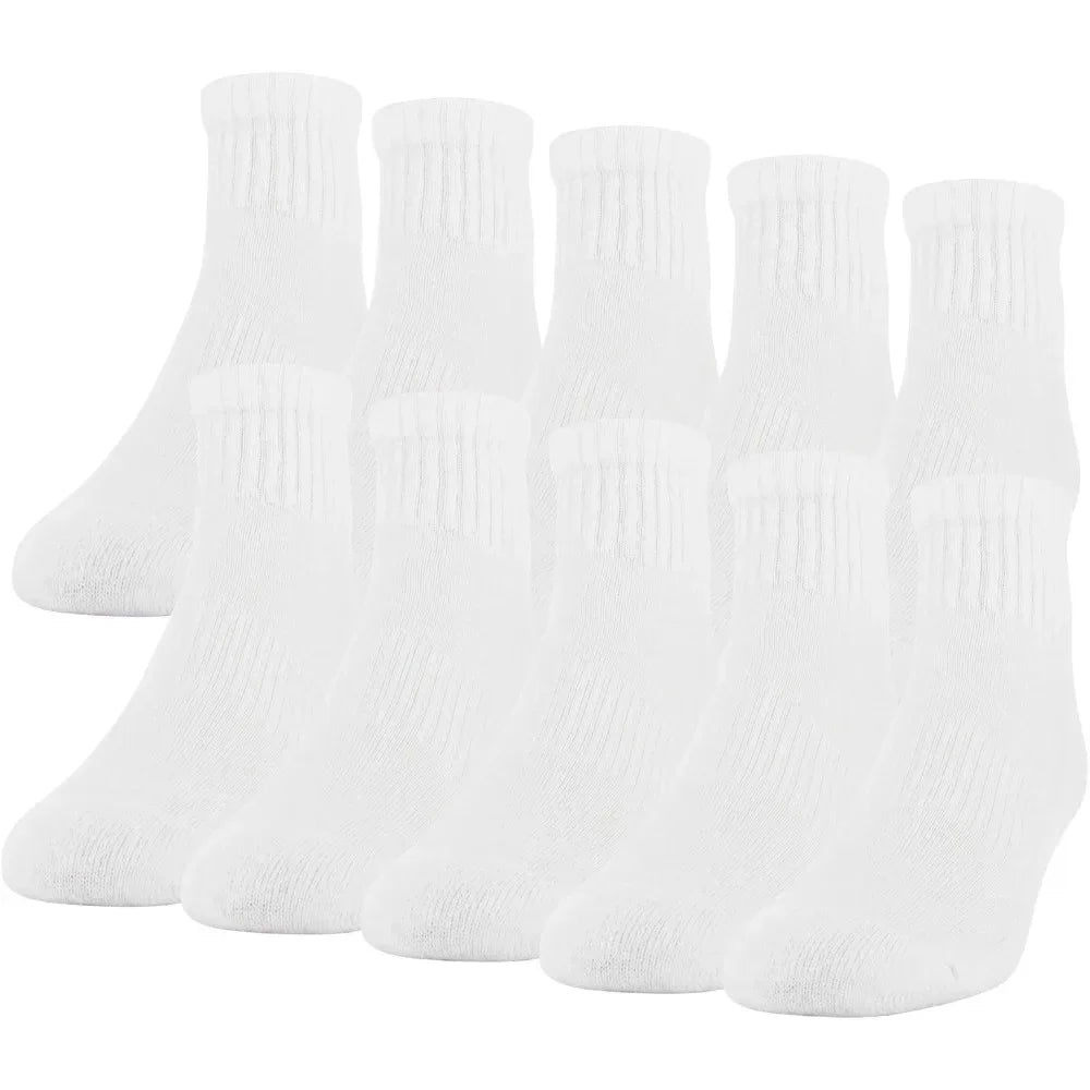 Men's Active Cotton Ankle Socks, 10-Pairs,Size: Shoe Size: 6-12