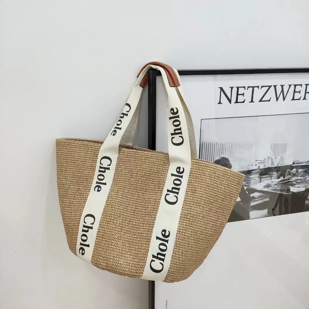 Fashionable Straw Weave Beach Bag Women's Summer Basket Bag New Style Motorcycle Equipment Accessories From China Mainland
