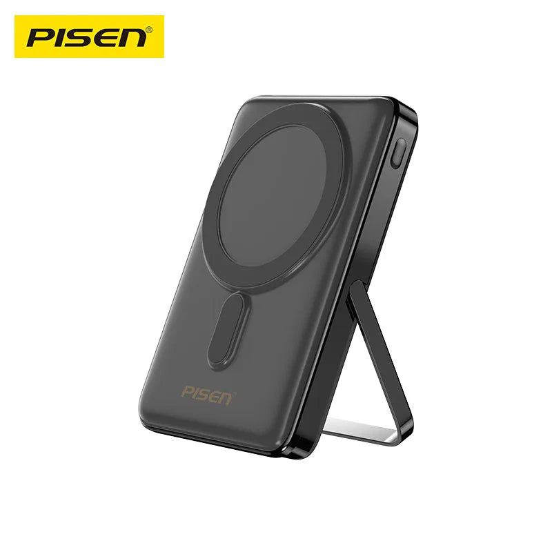 PISEN 30W Magnetic Wireless Fast Charging Power Bank 10000mAh High Capacity Compatible With Apple Magnetic Series Phones