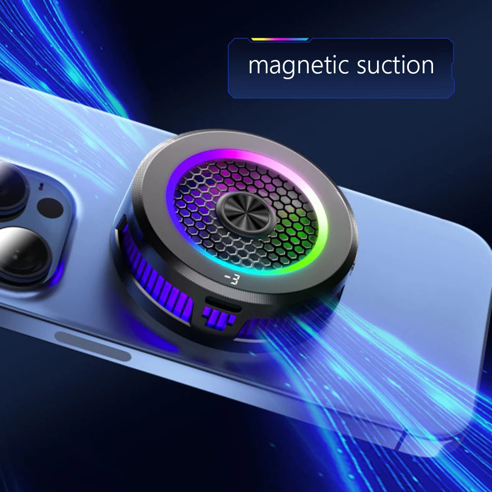 Magnetic & Back-clip Phone Cooler Semiconductor Refrigeration Cooling Mobile Phone Radiator Low Noise for iPad iPhone Android