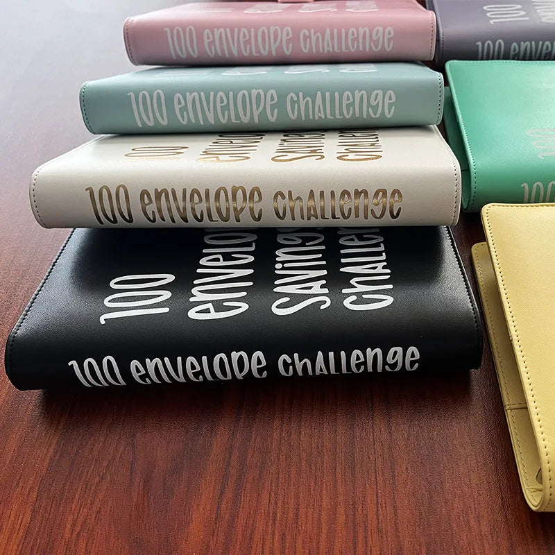 100 Envelope Challenge Binder Easy and Fun Way to Save Savings Challenges Binder Budget Binder with Cash Envelopes
