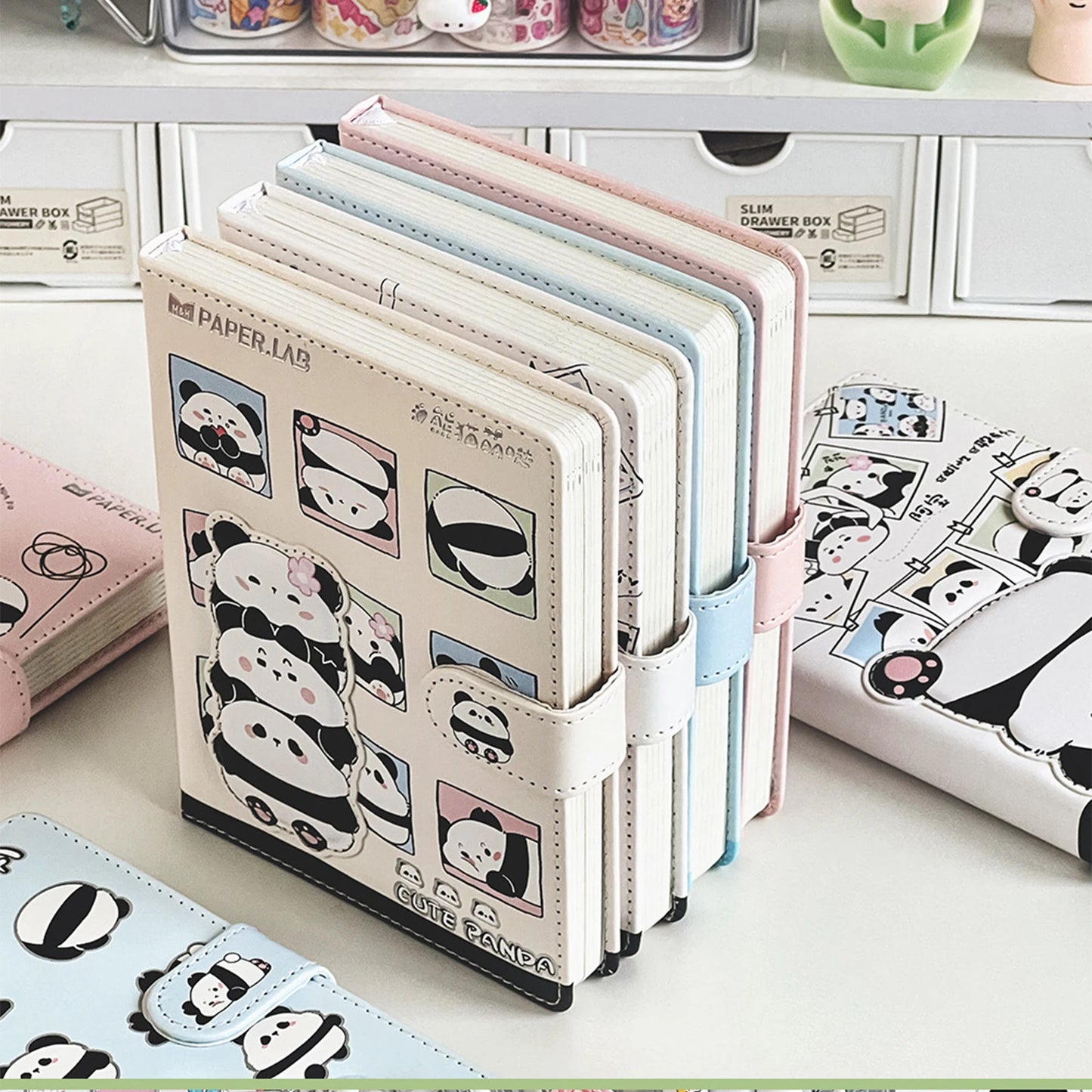Cute Agenda Organizer Diary Notebook Panda Notepad Weekly Planner Calendar Journal Stationery Note Book school supplies gifts