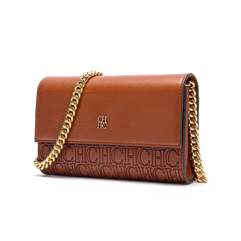 CH Letter Elements Color Blocked Women's Crossbody Bag Women's Chain Bag Exquisite Craftsmanship Light Luxury Design Chain Bag