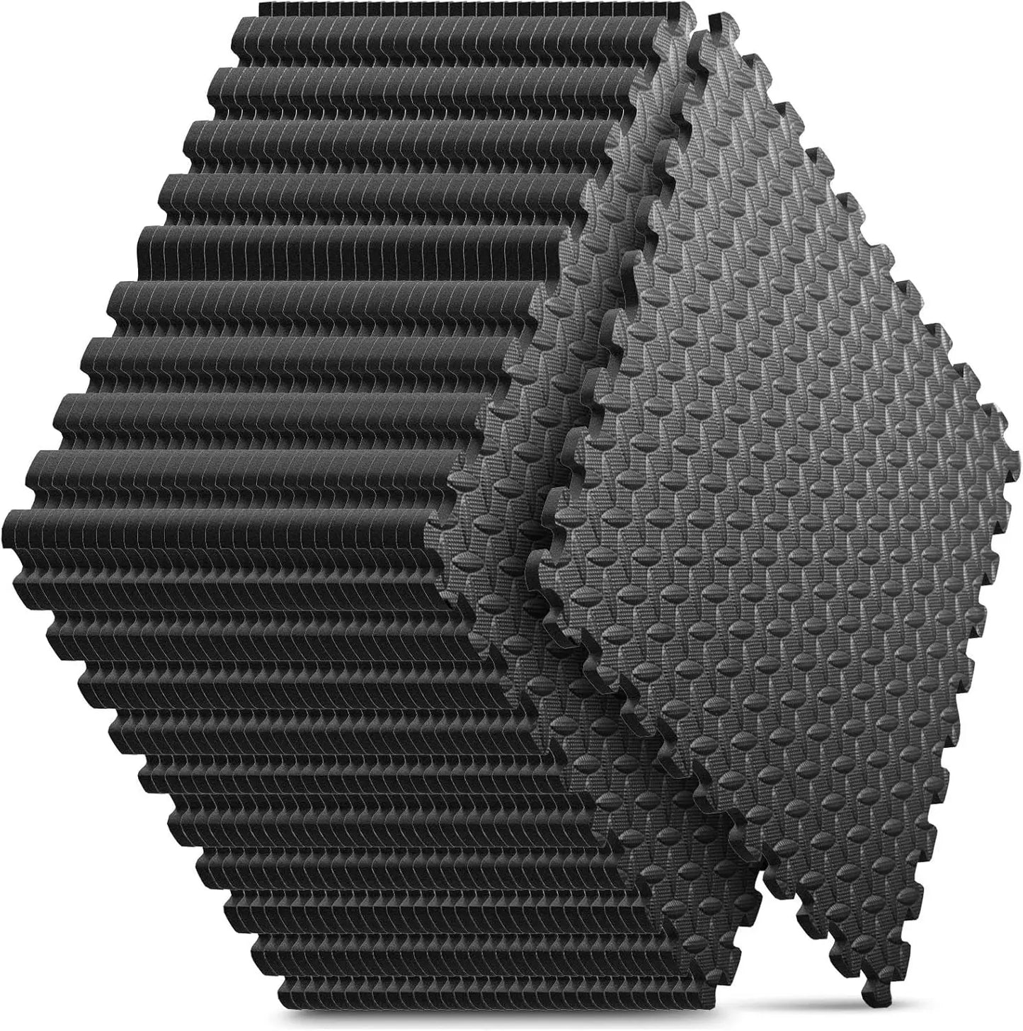 Home Gym Mat, Puzzle Exercise Mat, 1of EVA Interlocking Foam Floor Tiles for Home Workout Equipment and Kids' Play Areas