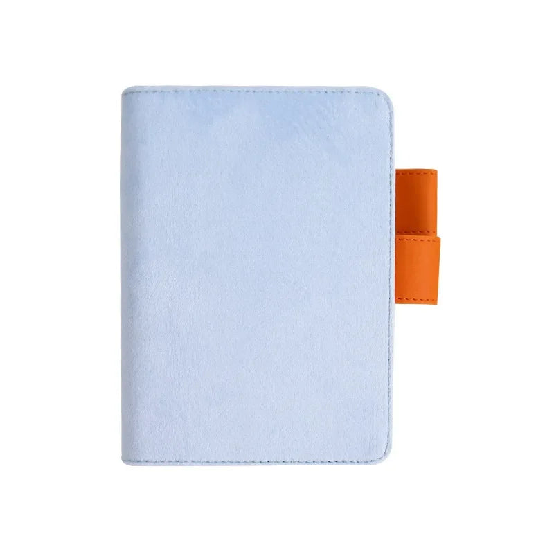 Fromthenon Pure Color Notebook Cover A5 A6 Hobo Planner Book Cover Fabric Art Notebook Shell Student Diary School Stationery