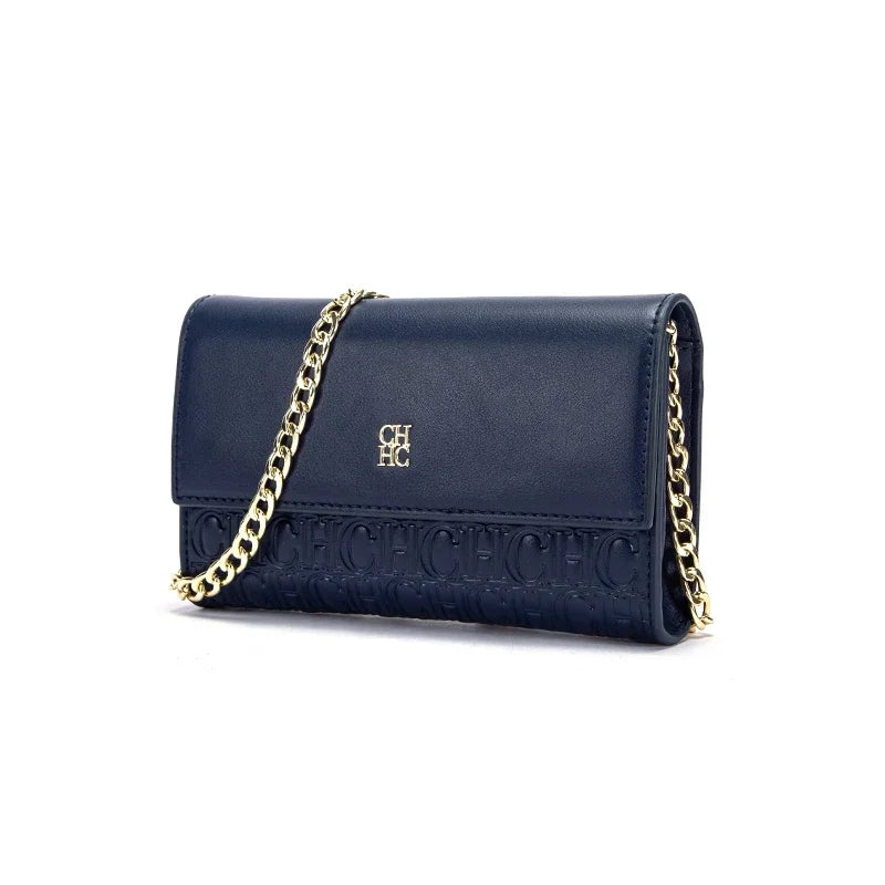 CH Letter Elements Color Blocked Women's Crossbody Bag Women's Chain Bag Exquisite Craftsmanship Light Luxury Design Chain Bag