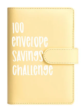 100 Envelope Challenge Binder Easy and Fun Way to Save Savings Challenges Binder Budget Binder with Cash Envelopes