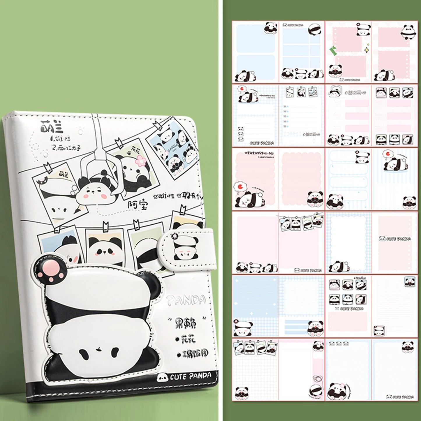 Cute Agenda Organizer Diary Notebook Panda Notepad Weekly Planner Calendar Journal Stationery Note Book school supplies gifts