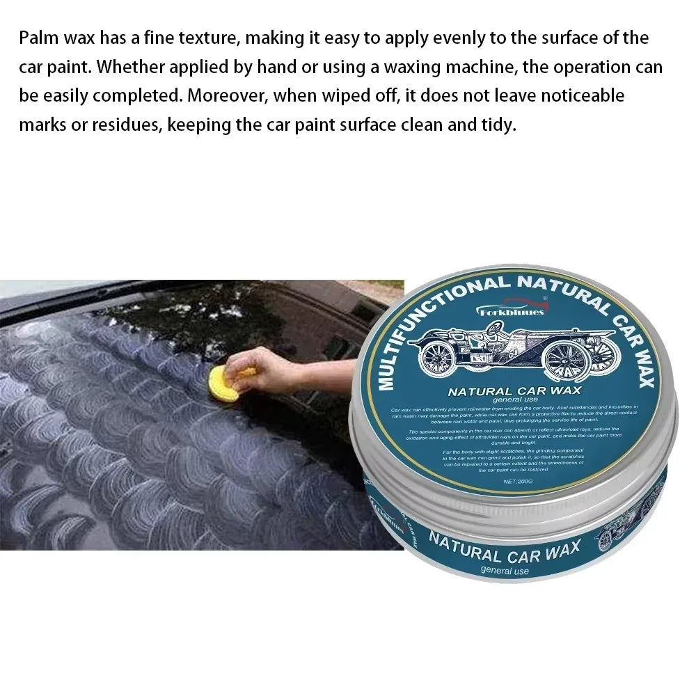 Car Wax Care Surface Cleaner Protective Coating Hydrophobic Paint Crystal Wax Car Wash Top Coat Polish Cleaner
