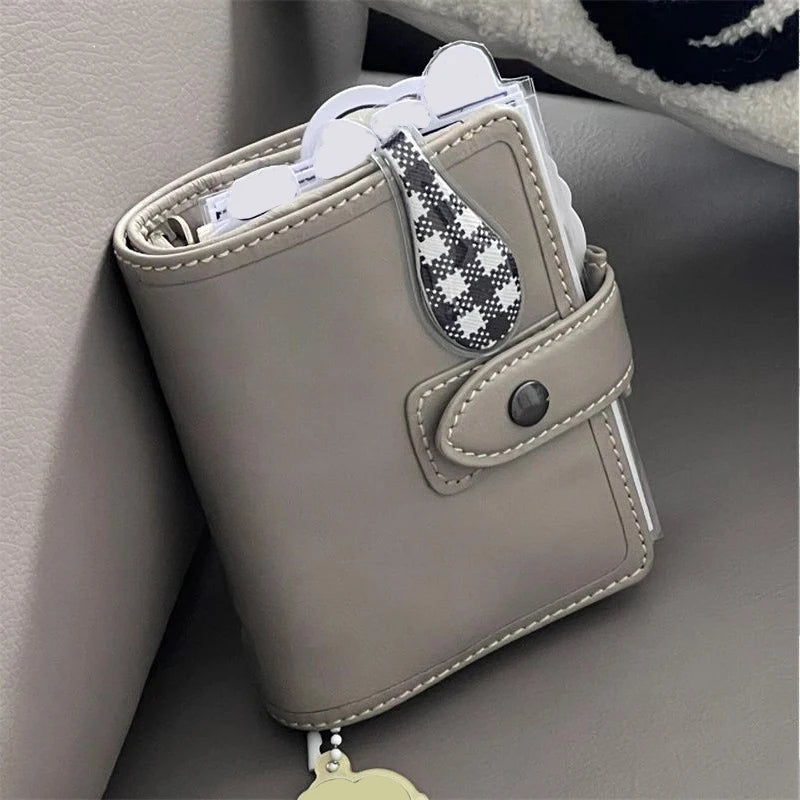 Red Pu M5 Notebooks 40sheets Line Inner Pages Loose-Leaf Leather Notebook Suitable For Students To Use As A Portable Pocket Book
