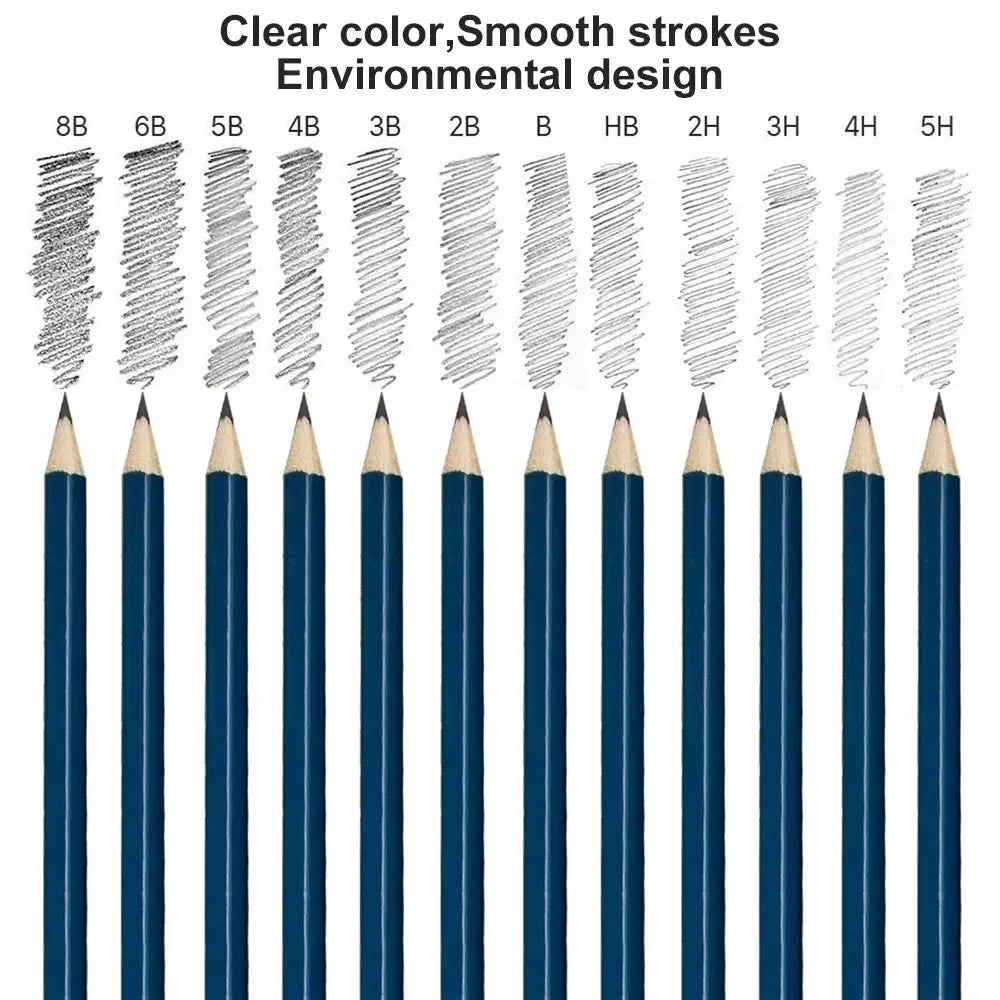 Drawing Pencils Set Colored Pencil and Sketch Pencils Drawing Kit Charcoal Oil Colored Pencil For Students Painting Art Supplies