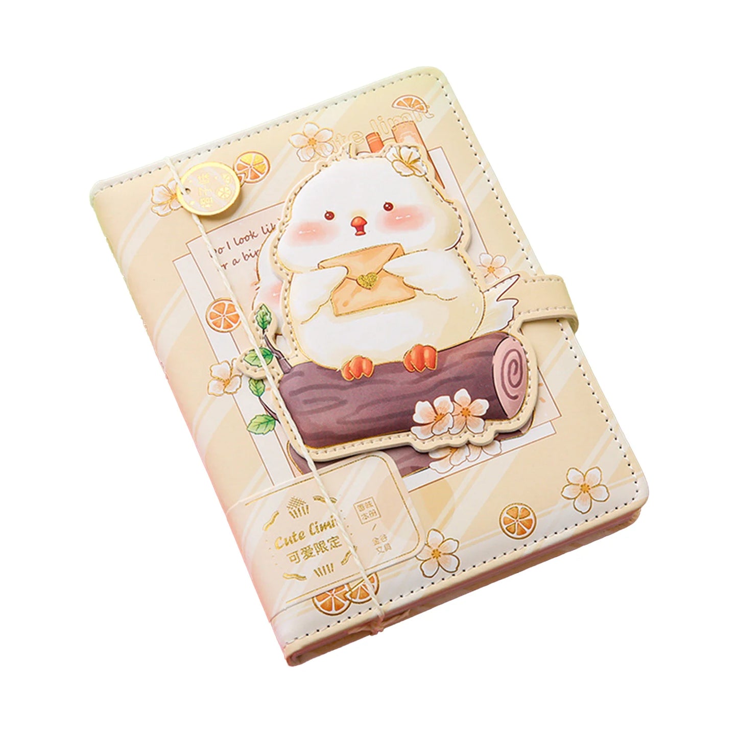 36k Notebook Cute Girl 112 Color Page with Magnetic Buckle Exquisite Hand Ledger Diary Student Stationery Notepad Creative gifts