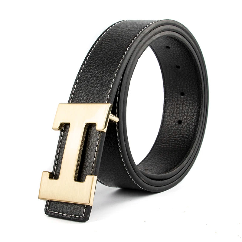 Luxury Brand Designer Pin Buckle H Belt Men High Quality Women Genuine Real Leather Dress Strap for Jeans Waistband Western Goth