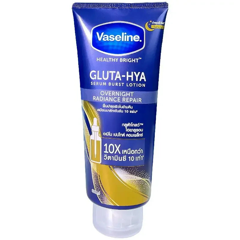 Vaseline Glutamine Whitening Body Lotion Highly Concentrated Niacinamide Hyaluronic Acid Brightens Skin Deeply Hydrating 330ml