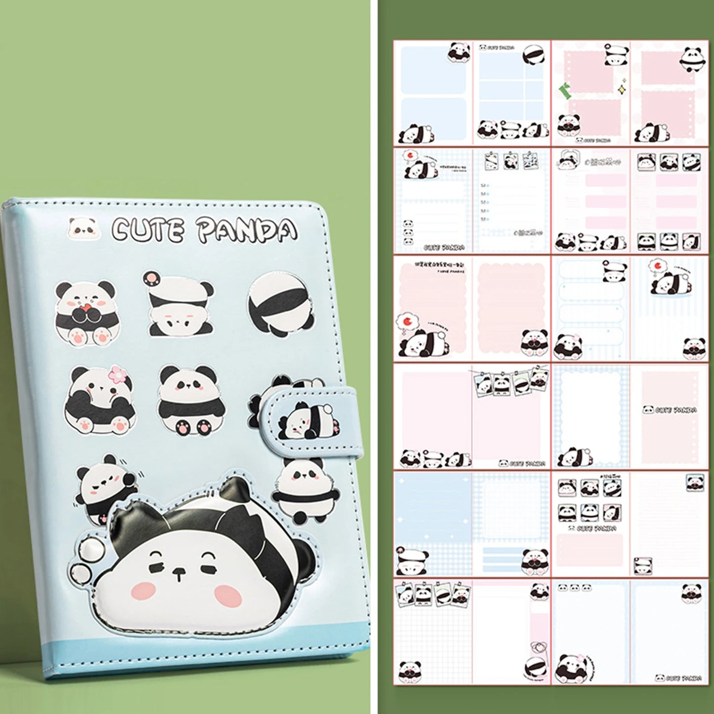 Cute Agenda Organizer Diary Notebook Panda Notepad Weekly Planner Calendar Journal Stationery Note Book school supplies gifts