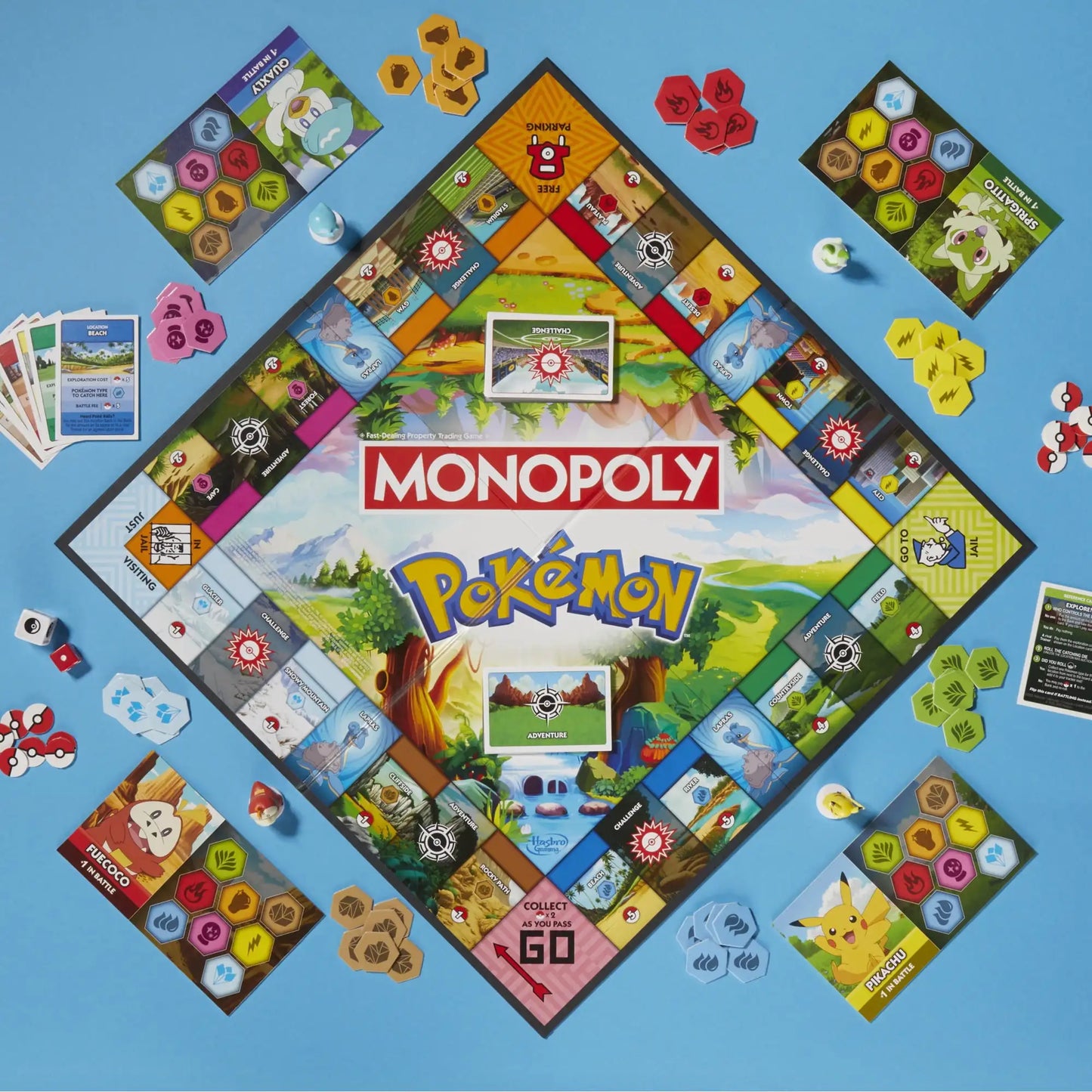 Pokémon Edition Board Game, Games for Pokémon Fans, Kids Ages 8+
