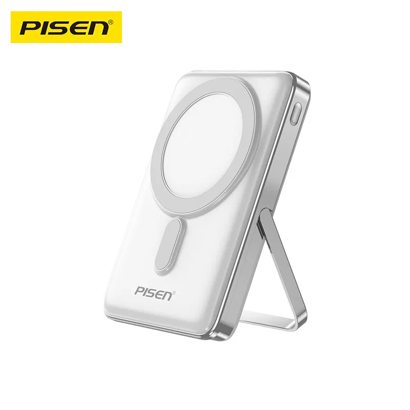 PISEN 30W Magnetic Wireless Fast Charging Power Bank 10000mAh High Capacity Compatible With Apple Magnetic Series Phones