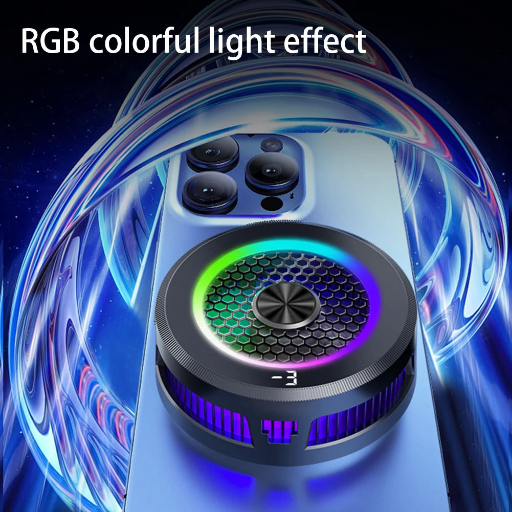 Magnetic & Back-clip Phone Cooler Semiconductor Refrigeration Cooling Mobile Phone Radiator Low Noise for iPad iPhone Android