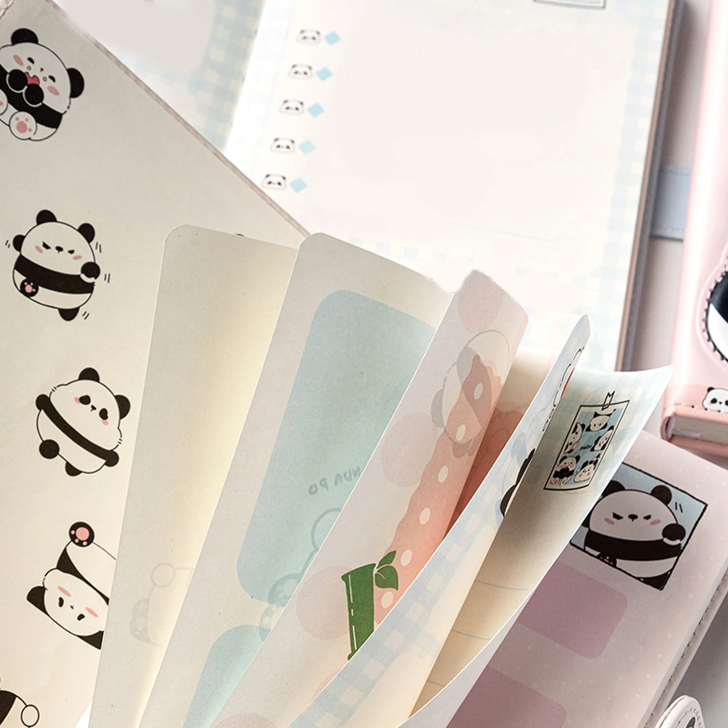 Cute Agenda Organizer Diary Notebook Panda Notepad Weekly Planner Calendar Journal Stationery Note Book school supplies gifts
