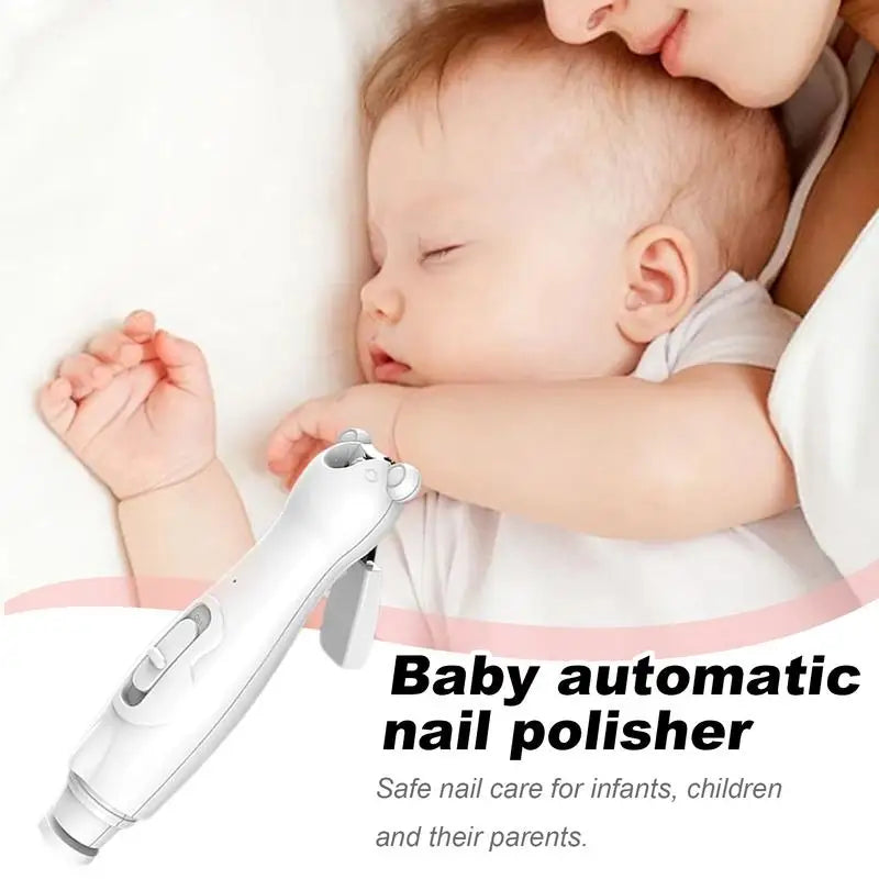 Baby Nail Trimmer Nail Clippers Toddler Nail Trimmer Nail Grinder Rechargeable With LED Lights Nail Clipper Nail Care Set For