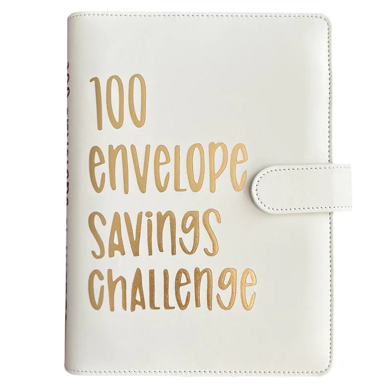 100 Envelope Challenge Binder Easy and Fun Way to Save Savings Challenges Binder Budget Binder with Cash Envelopes