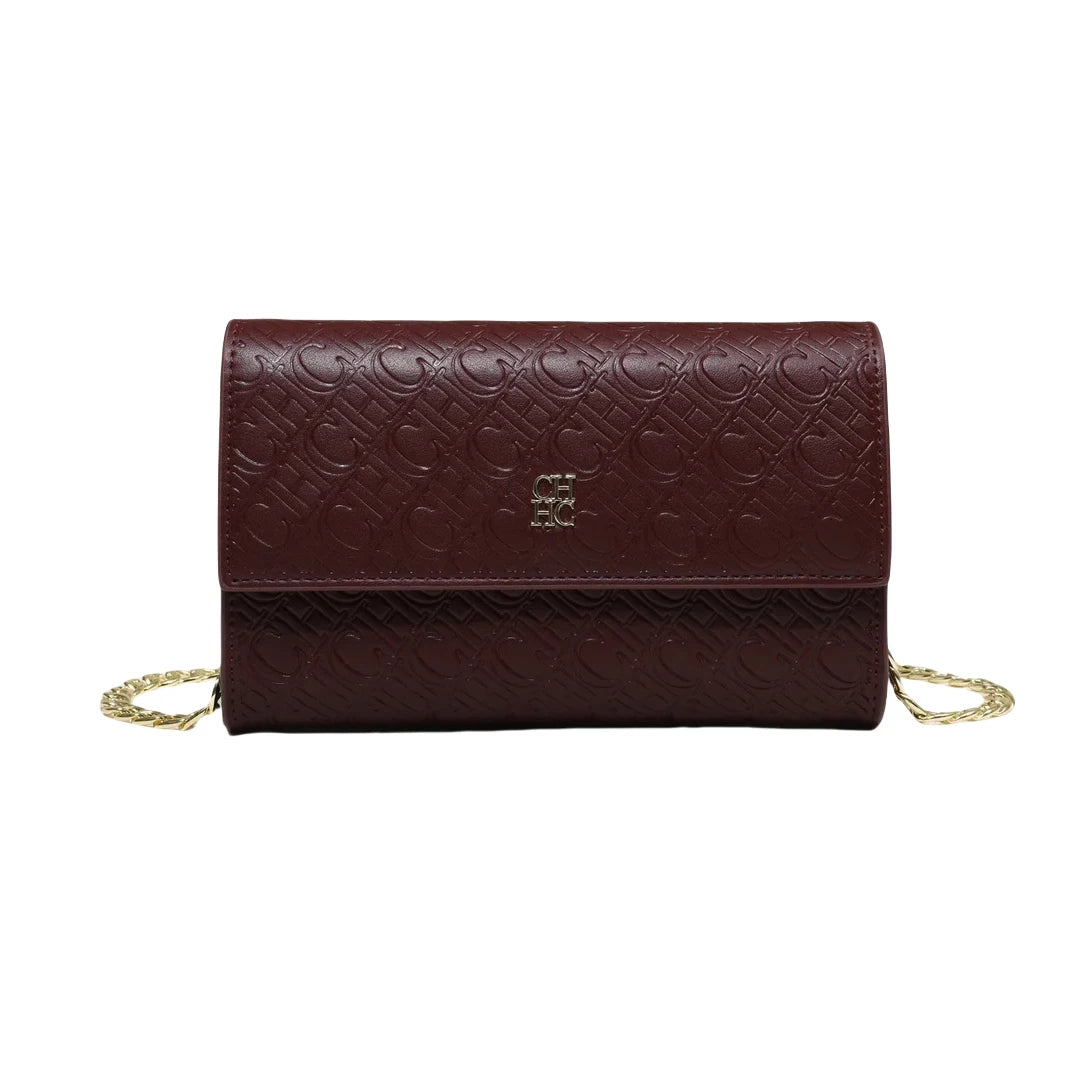 CH Letter Elements Color Blocked Women's Crossbody Bag Women's Chain Bag Exquisite Craftsmanship Light Luxury Design Chain Bag