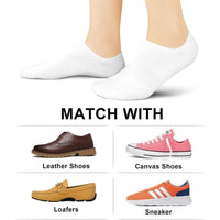 Socks Women Low Socks Non Slip Flat Boat Line 8 Pairs