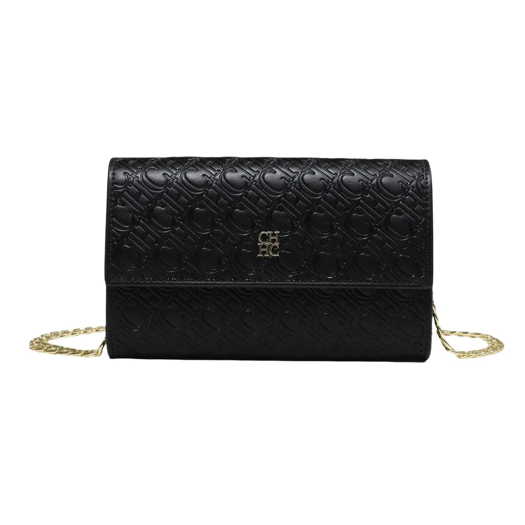 CH Letter Elements Color Blocked Women's Crossbody Bag Women's Chain Bag Exquisite Craftsmanship Light Luxury Design Chain Bag