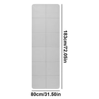 Foldable Yoga Mat Double Sided Shock Absorption Fitness Exercise Pad Non-Slip Yoga Pilates Mats Home Body Building Equipments