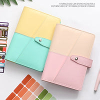 Pu A6 Binder Notebook Money Manager Budget Money Budget Planner With Pen Zipper Cash Envelope Budget Sheets Stickers Pvc Pockets