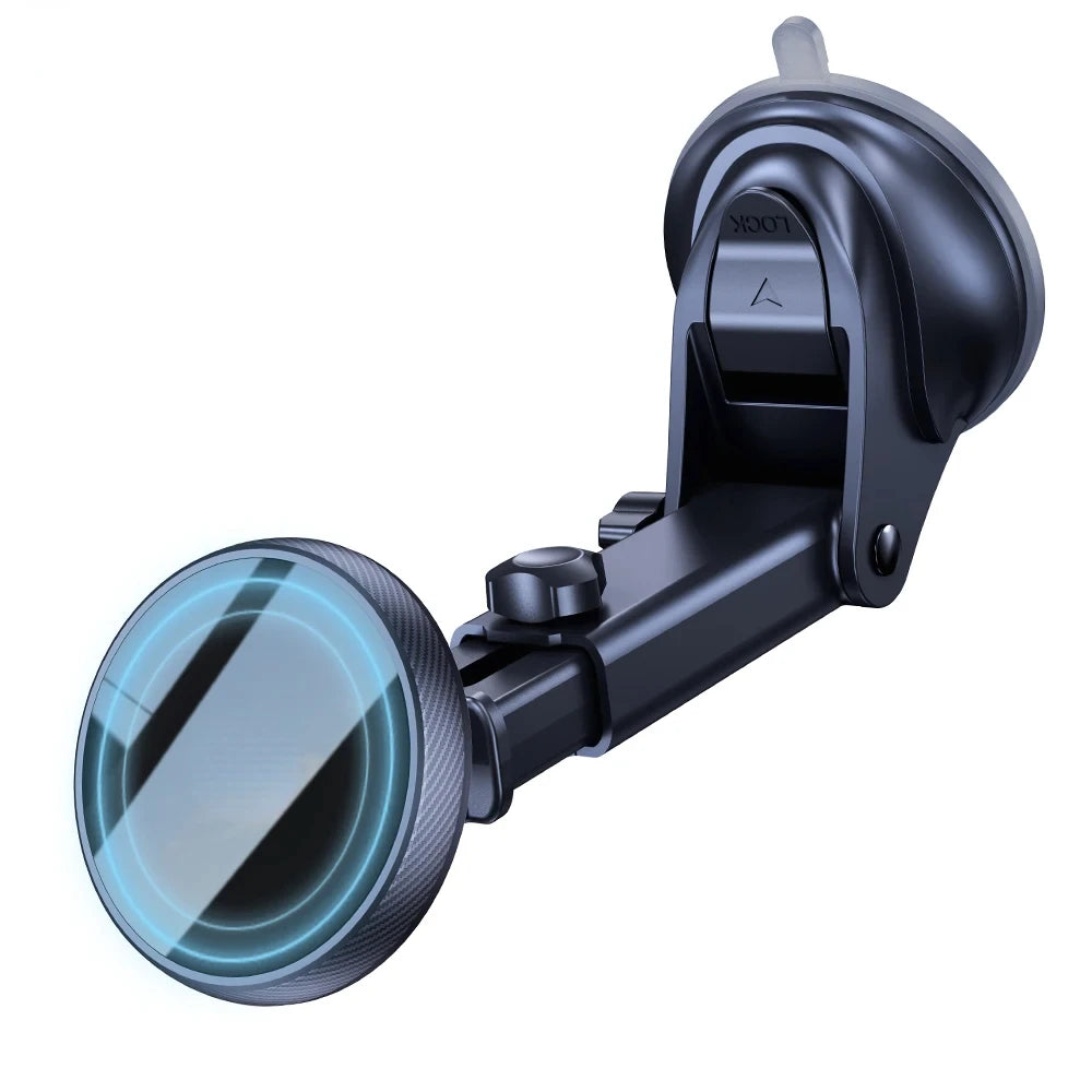 ftvae Mag-Safe Magnetic Car Phone Holder Car Mount for Windshield and Dashboard[Strong Suction]Adjustable Long Arm for Cellphone