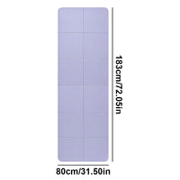 Foldable Yoga Mat Double Sided Shock Absorption Fitness Exercise Pad Non-Slip Yoga Pilates Mats Home Body Building Equipments