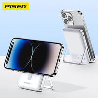 PISEN 30W Magnetic Wireless Fast Charging Power Bank 10000mAh High Capacity Compatible With Apple Magnetic Series Phones