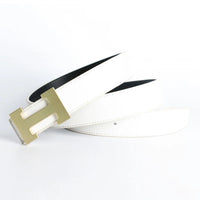 Luxury Brand Designer Pin Buckle H Belt Men High Quality Women Genuine Real Leather Dress Strap for Jeans Waistband Western Goth