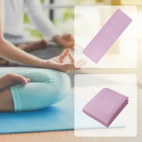 Foldable Yoga Mat Double Sided Shock Absorption Fitness Exercise Pad Non-Slip Yoga Pilates Mats Home Body Building Equipments