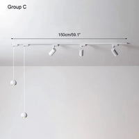 Surface mounted track lights, spotlights, LED restaurant chandeliers, living rooms without main lights, bar lamps, desk lamps