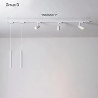 Surface mounted track lights, spotlights, LED restaurant chandeliers, living rooms without main lights, bar lamps, desk lamps