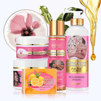 AILKE Natural Skin Cleansing Set, Cleanses Darkness, Stains, Moisturizes, Lightening, Smooth, Improve Rough and Dry Skin