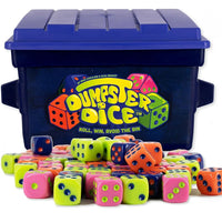 Dumpster Dice with Dumpster 80 Dice and Graffiti Stickers Fast-Paced Family Dice Game for Travel Party and Game Night