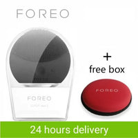 luna mini2 facial silicone facial cleansing brush,foreoing real LOGO, USB charging, waterproof, level 8