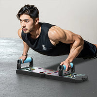 Folding Push-up Board Push-up Support Heavy Duty Portable Fitness Equipment Abdominal Enhancement Support for Strength Training