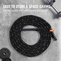 Battle Rope 15inch Heavy Duty 30ft Gym Work out FitnessTraining Equipment