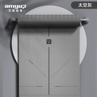 2025 Double Tpe Yoga Mat With Position Line Thickened Anti Slip Jump Rope Mat Widening Fitness Mat Home Yoga Mat